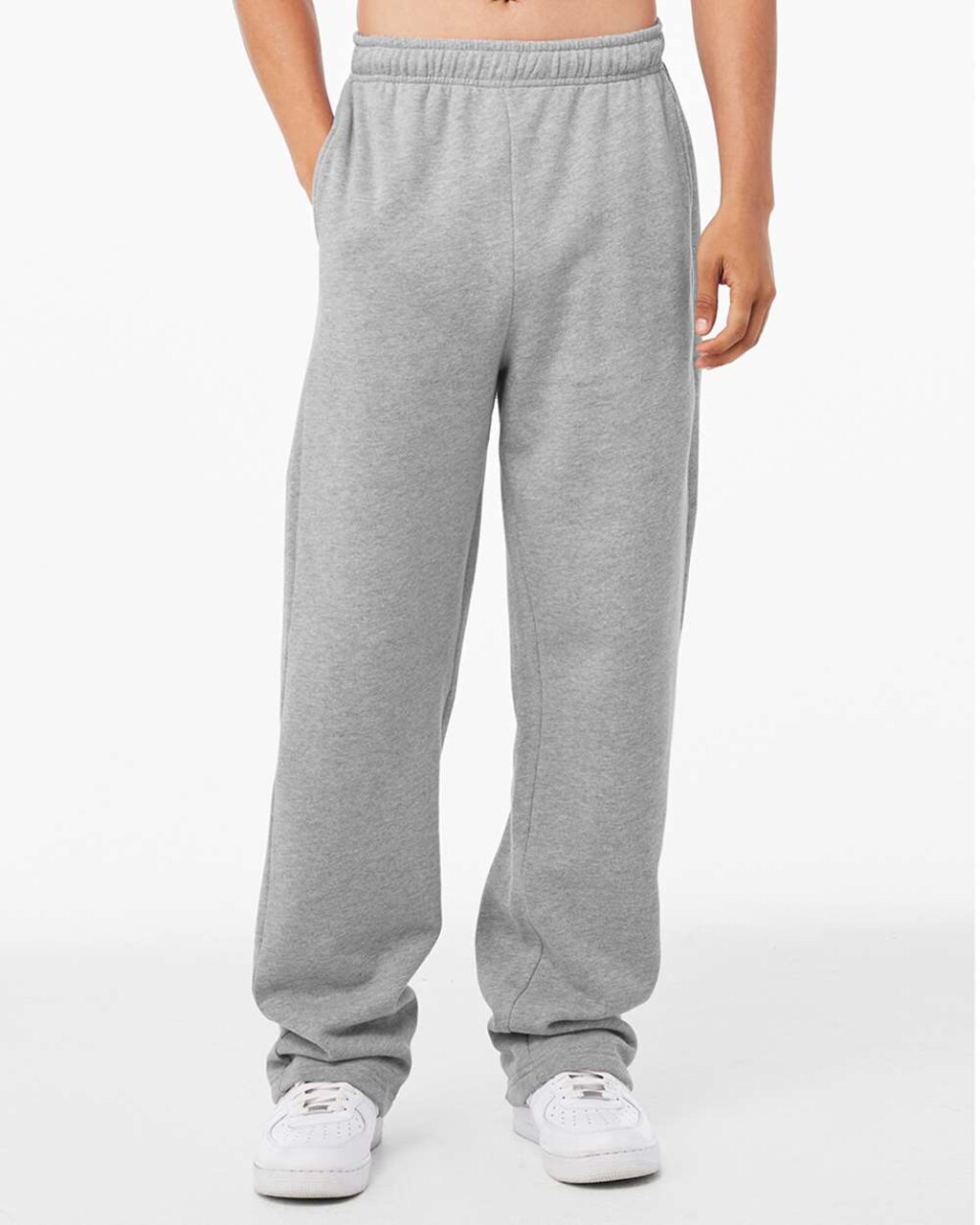 BELLA + CANVAS Unisex Sponge Fleece Straight Leg Sweatpants for Lounge Wear & Everyday Casual Wear